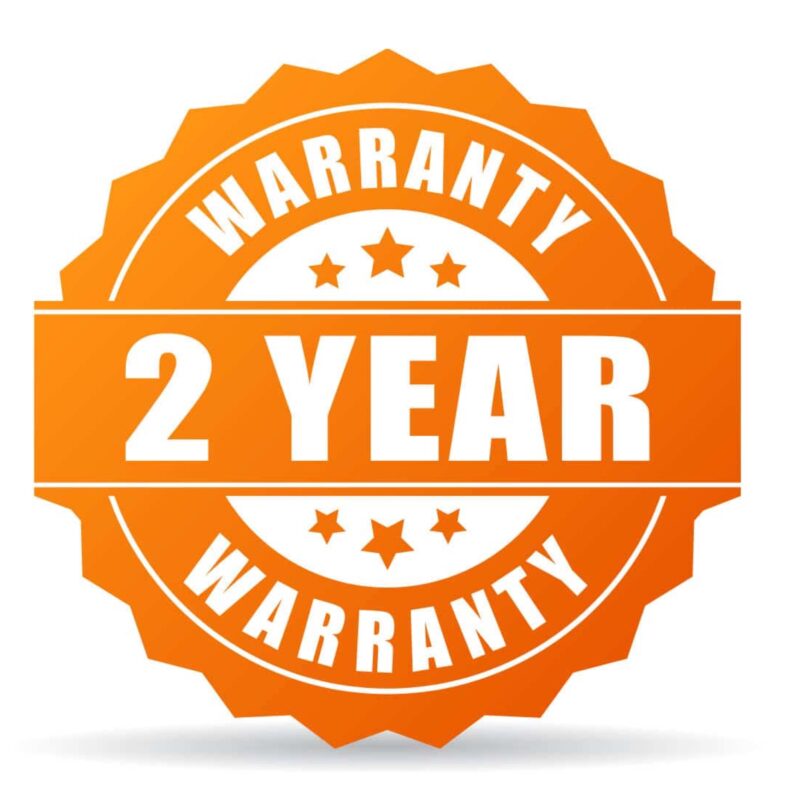 2 year warranty
